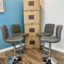 NEW! $70 Each Gray Barstools Bar Stool Chairs
