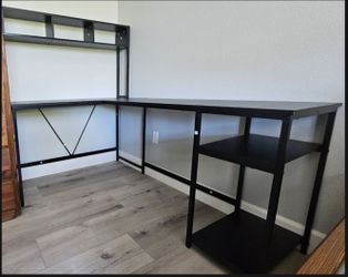 L shaped desk