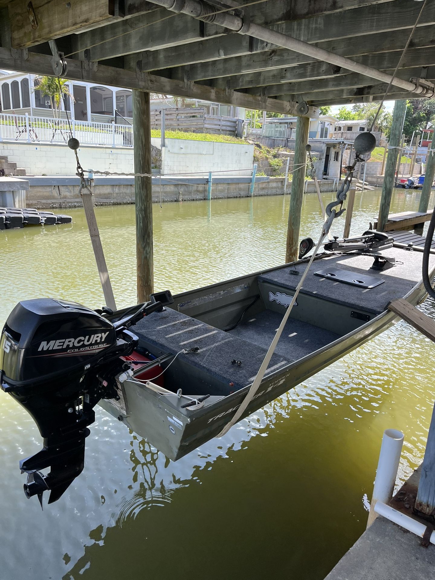 Great Boat & Great Deal - 14ft Flats Boat 15hp Mercury 