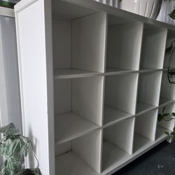 White 12 Cube Book Shelf