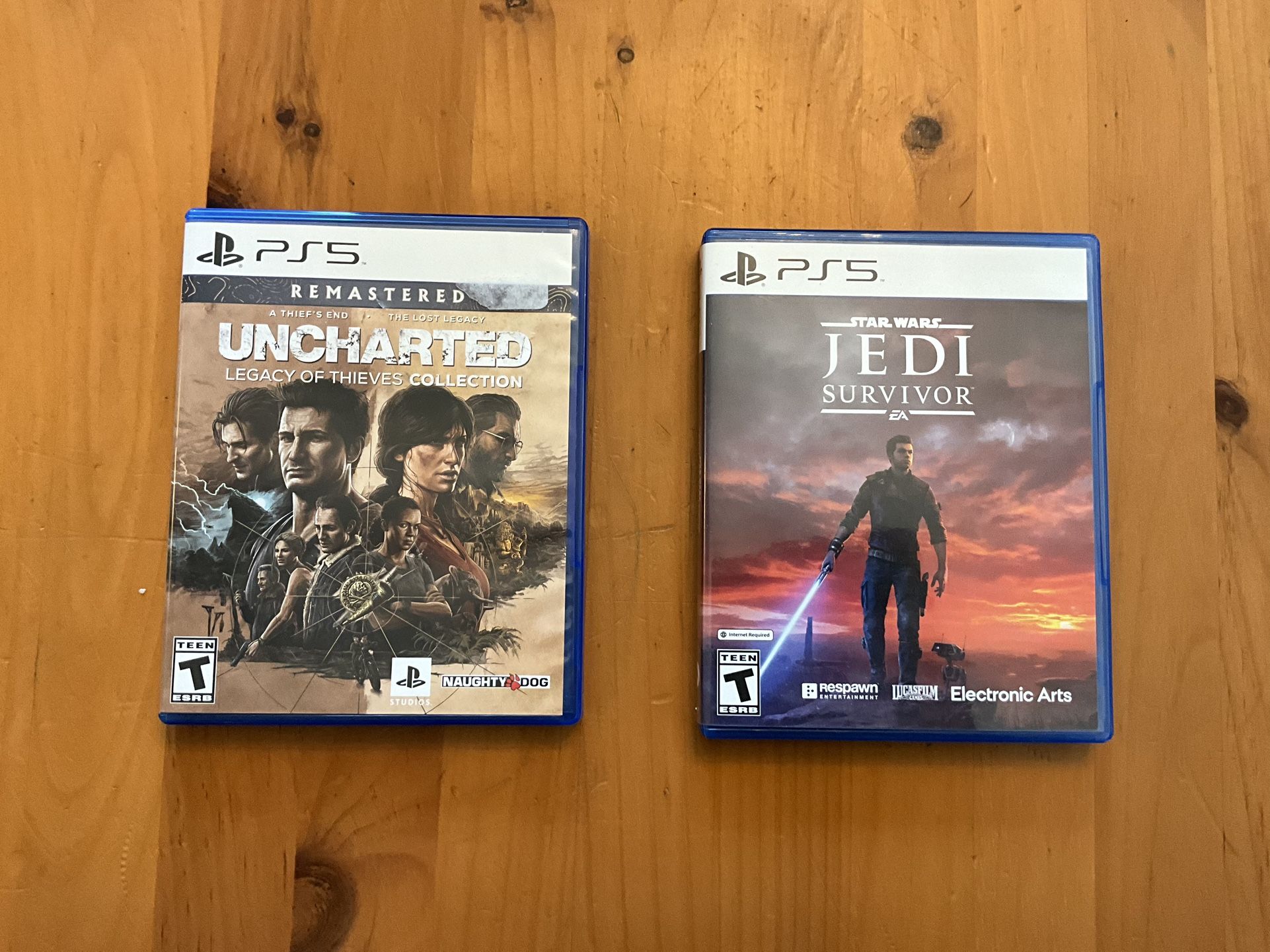 Star Wars Jedi Survivor & Uncharted Legacy of Thieves