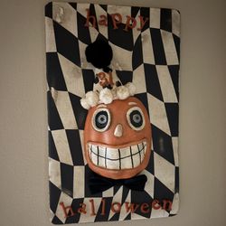 Birthday Pumpkin Wall Art - Halloween Decor 