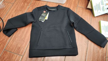 Black Under Armour kid Storm Crewneck Sweatshirt XS