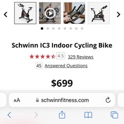 Schwinn Spin Exercise Bike
