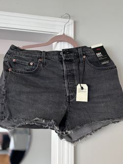 Levi's Women's Black Denim Shorts