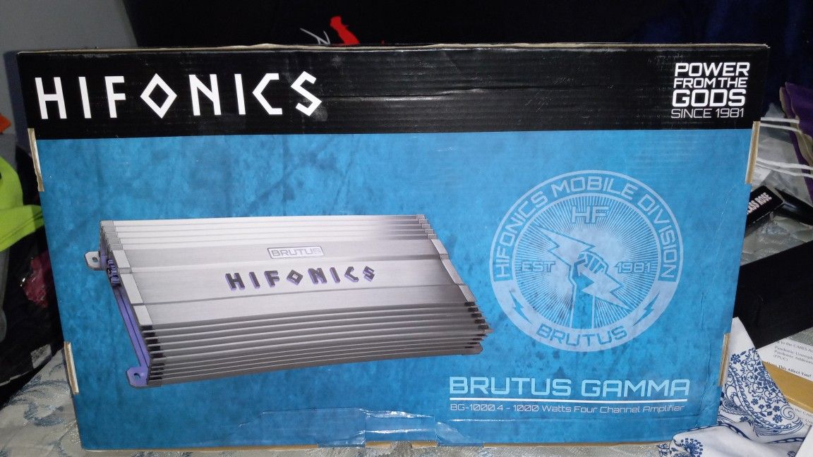 HIFONICS "BRUTUS GAMMA" AMP.