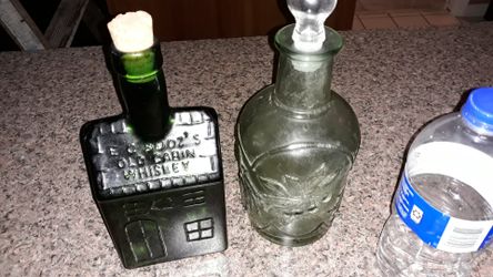 Antique bottles set