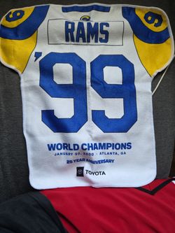 1999 Rams Superbowl Giveaway Towel