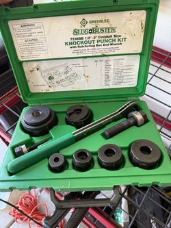 Greenlee knockout punch kit