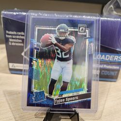 Tyjae Spears Rookie Optic Purple Shock!