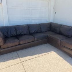 Free Leather Couch! 