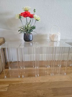 Vase Acrylic Centerpiece- 12 piece set