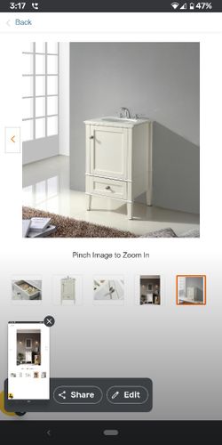 Bathroom Vanity With 2 Shelves - Contemporary