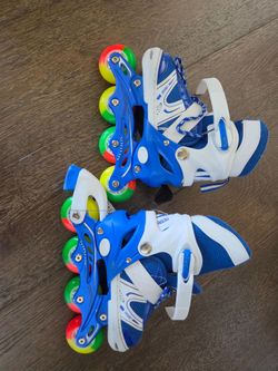 Children in-line skate / roller blades