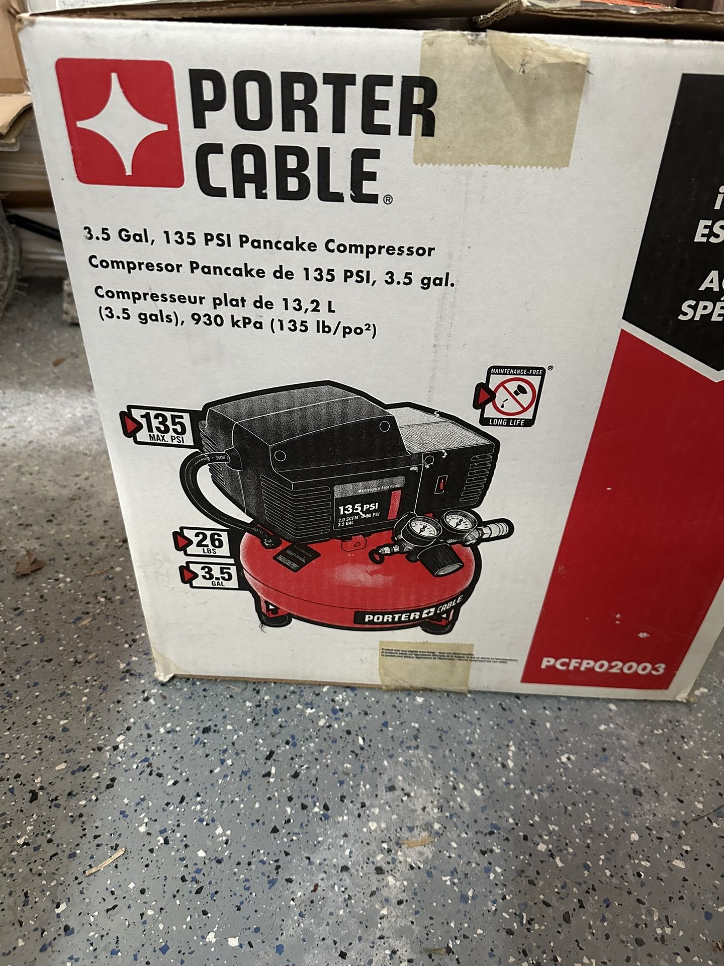 Porter-cable Portable Electric Compressor