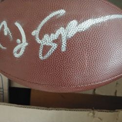 OJ Simpson Autographed Football