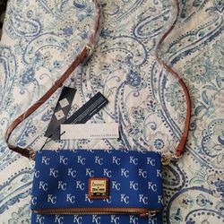 Dooney And Bourke Kansas City Royals Leather Purse New $140 Pickup In Oakdale 