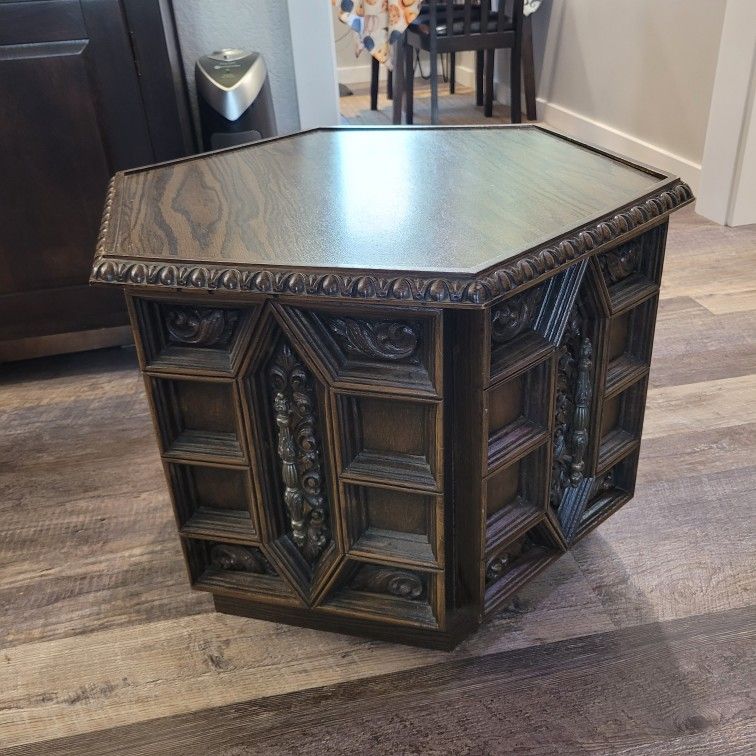 Vintage Octagon End Table FREE