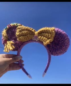 Rapunzel Theme Disney Ears Crochet