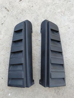 Hummer h2 rear light upper cover vent grille grill applique