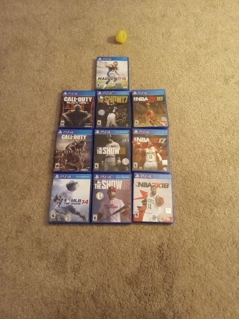 Sony Ps4 Games 