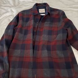 Plaid Flannel Shirt Jacket