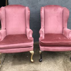 Wingback Chairs (Amazing Opportunity See Description)