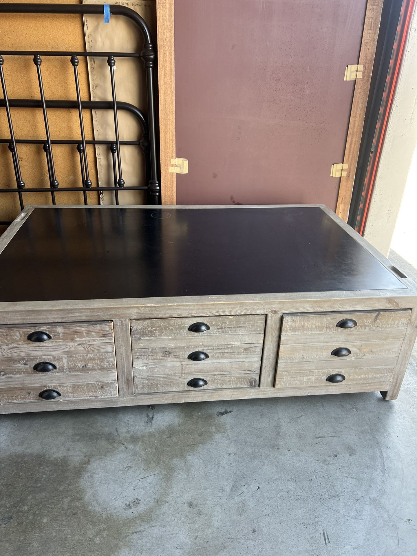 Restoration Hardware Coffe Table Solid Wood