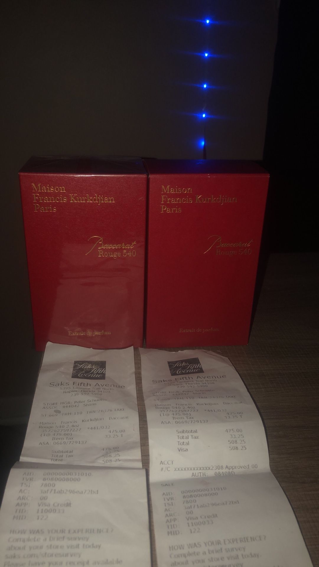2 baccarat rouge 540 colognes for ONLY $210