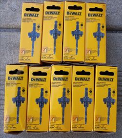 DeWalt Hole Saw Mandrel DAH9383PBM – Lot of 9