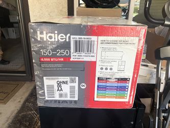 Haier 6000 BTU 115V Electronic Window Air Conditioner w/ Remote & Eco Mode