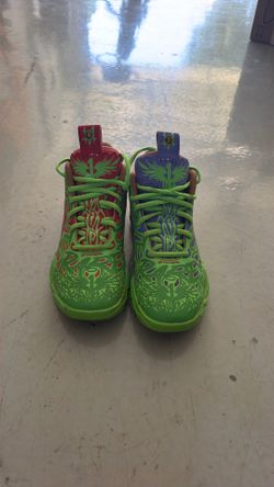 Puma X Lamelo Ball X Tmnt Mb.04 Raphael And Donatello Big Kids' Basketball Shoes In Green