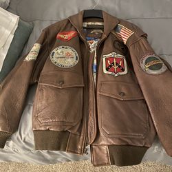 Limited Edition Wilson Leather Bomber Jacket 