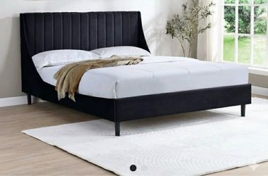 NEW QUEEN SIZE BED WITH USB PORT AND MATTRESS AND FREE DELIVERY