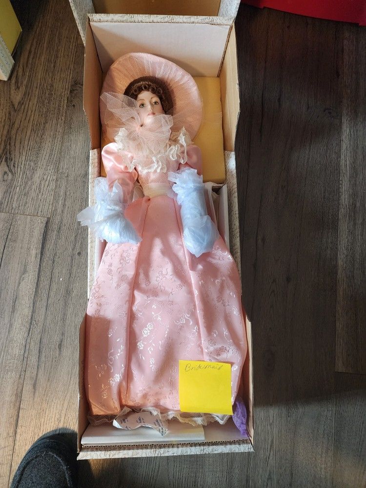 Porcelain bridesmaid doll collectors