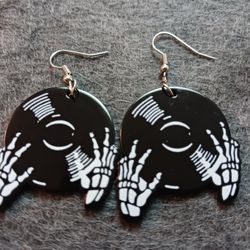 Horror Music Lover Earrings 
