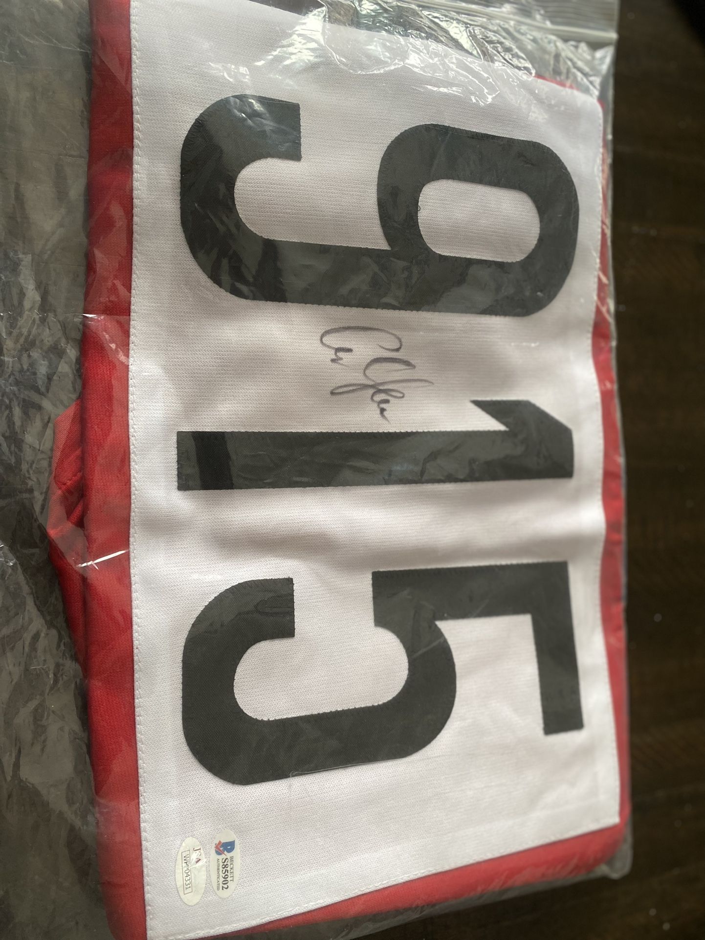 Olympic Runner Carl Lewis Autographed Custom USA Jersey 