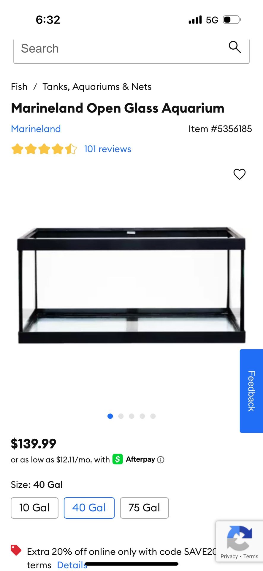 Reptile Tank