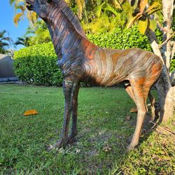 Bronze Zebra Horse