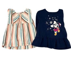 Assorted Brands Toddler Girls Long Sleeve Lot of 2, Size 4T