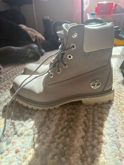 Timberland 6-Inch Boots Gray 6.5 W