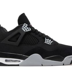 Jordan 4 Black Canvas!!! Must Have! Don’t Mind Stock Photo