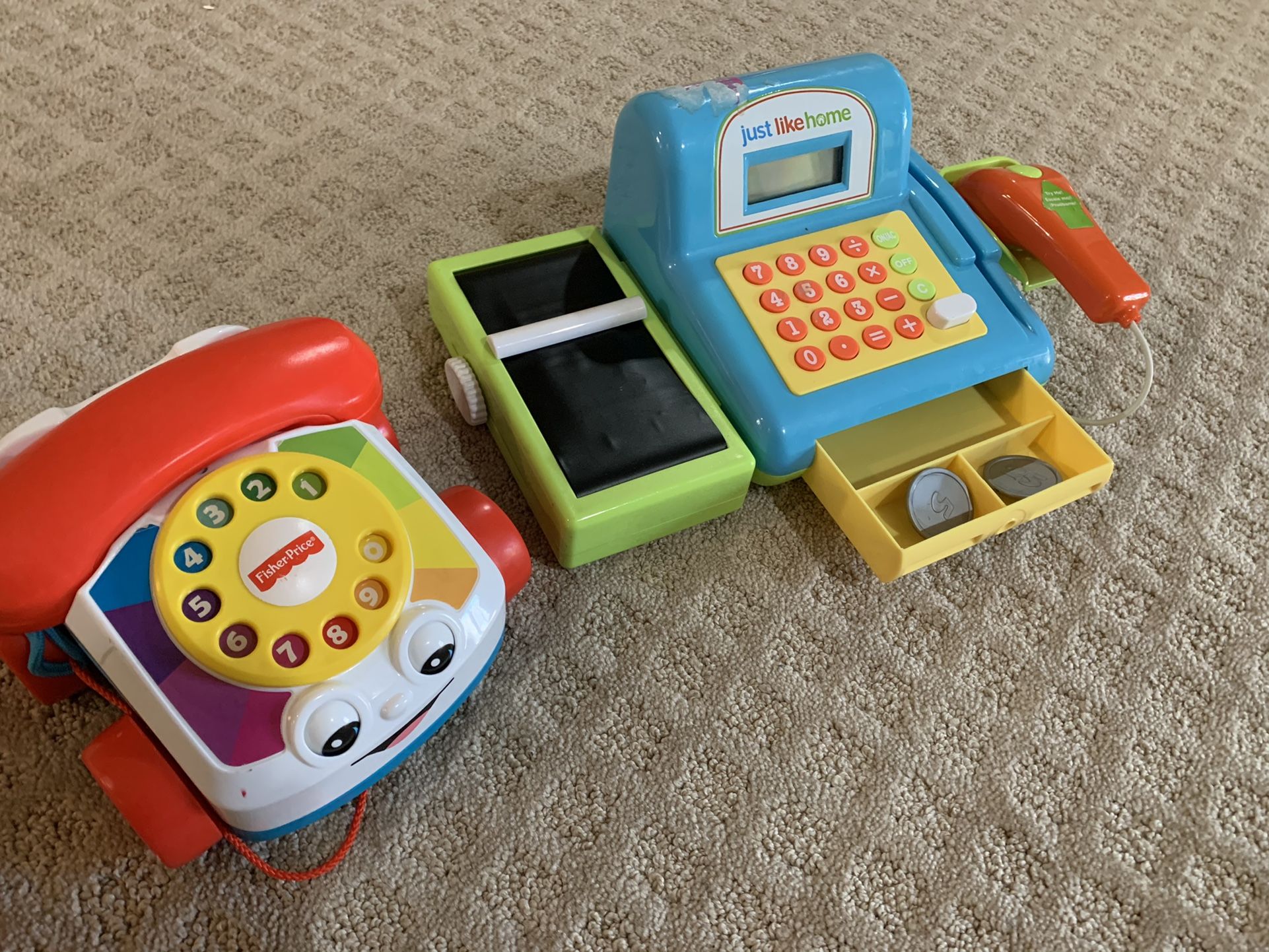 Toy Phone + Chashier Machine