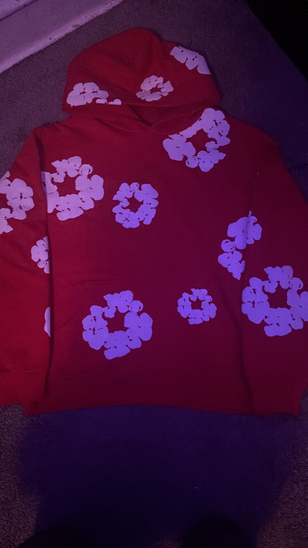 DENIM TEARS RED COTTON WREATH