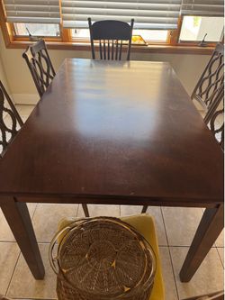 Rectangular Wood Dining Room Table