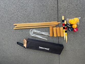 Croquet set spalding yard games backyard outdoor fun