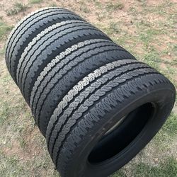 285/60R20 Firestone Transforce A/T Tire Set 