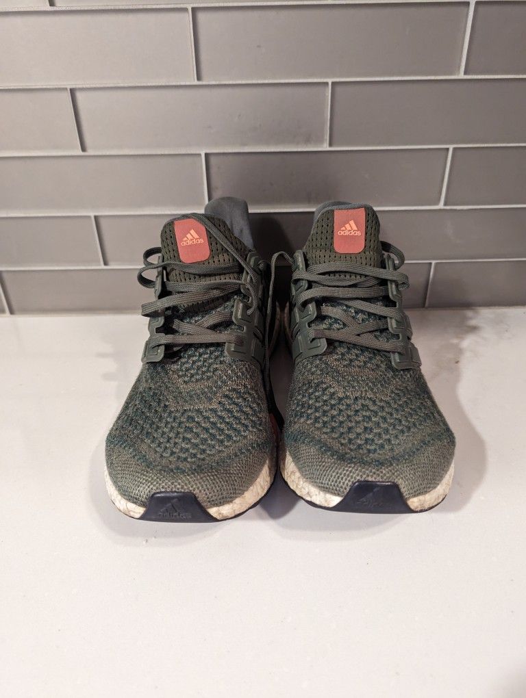 Adidas Ultra Boost 3.0 Mens Core Running Sneakers Shoes - Size 7 S80731. Dark Green. 