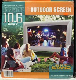 10.6 Ft Inflatable Outdoor Movie Screen