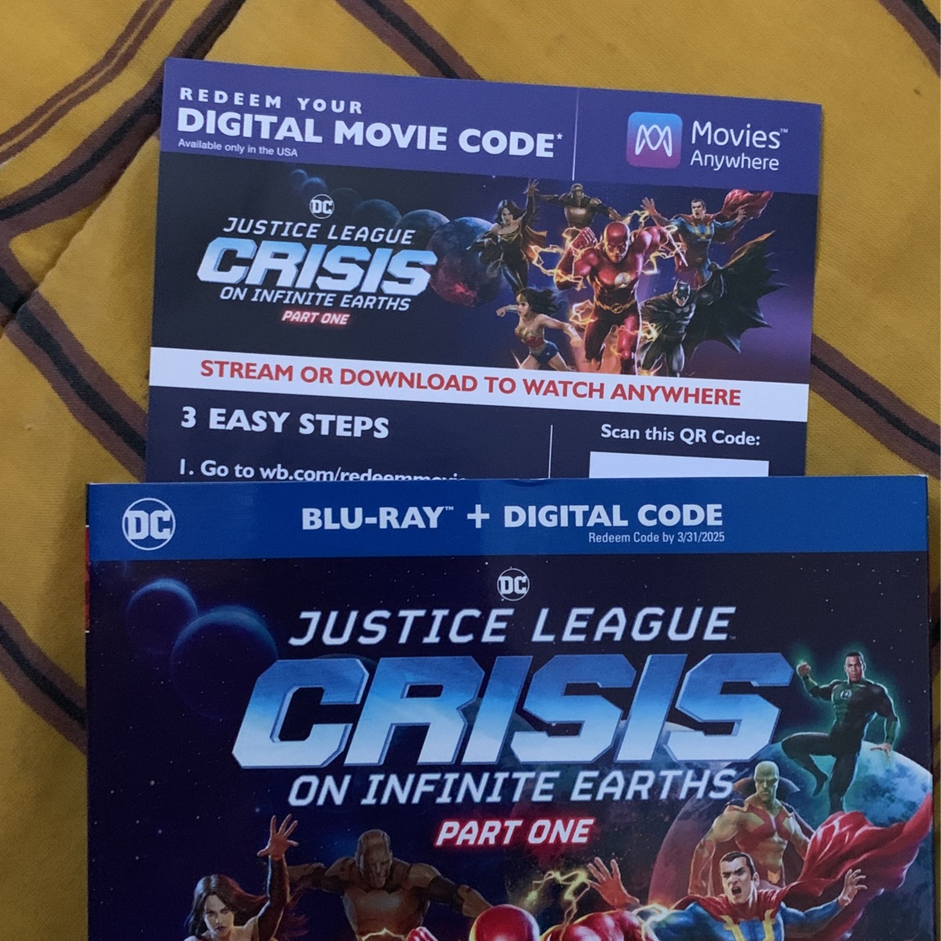 Justice League Crisis On Infinite Earths Part One Digital Code/copy Only
